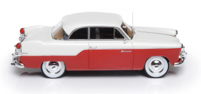 1955 Willys Aero Bermuda hard top 2 portes rouge-blanc 1/43 tout monté