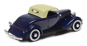 1933 Ford V8 Model 40 roadster, Dach geschlossen dunkelblau 1/43 Fertigmodell