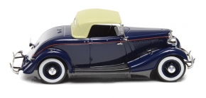 1933 Ford V8 Model 40 roadster, Dach geschlossen dunkelblau 1/43 Fertigmodell