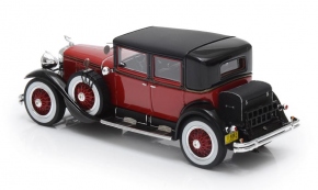1928 Cadillac Series 341A "Al Capone" Town Sedan rot-schwarz 1/43 Fertigmodell