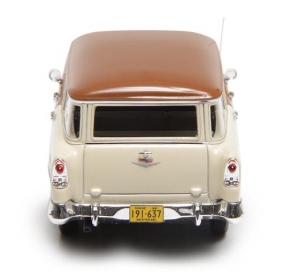 1956 Chevrolet Beauville Bel Air Wagon 4-door brown-beige 1/43 ready made