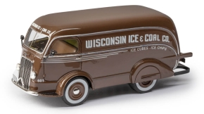 1938 International D-300 Wisconsin Ice & Coal Co. Delivery Van brown 1/43