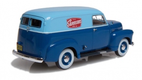 1949-53 Chevrolet Series 3100 Delivery Van door rear split  two tone blue 1/43
