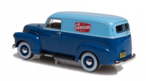 1949-53 Chevrolet Series 3100 Delivery Van door rear split  two tone blue 1/43