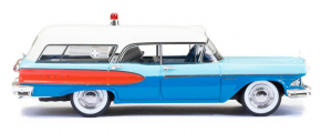 1958 Edsel Corsair ambulance Memphian Coachwork Co. two tone blue -red-white