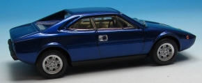 1975 Ferrari 308 GT4 (European) bleu mét. 1/43 métal blanc/étain tout monté