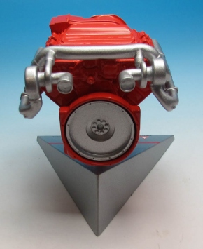 Deutz Motor Luft gekühlt V8 Typ BF 8L 513 orange 1/15 Zinnlegierung Fertigmodell