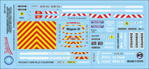 Décalcomanies Gendarmerie 04 échelle 1/87 Par Interdecal - 115x82 Mm - Neuf Pour Modélisme