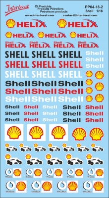 140x90 mm 1/43 PP03-43 Petroleum products 3 Gulf sponsors Decal 
