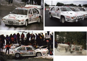 Citroen BX 4TC Rallye Monte Carlo 1986 (Starter) 1/43 Naßschiebebild Decal