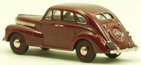 1947 Opel Kapitän Limousine (mit runden Scheinwerfern) rot 1/43 Zinnlegierung