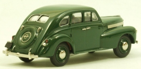1947 Opel Kapitän Limousine (mit runden Scheinwerfern) grün 1/43 Zinnlegierung