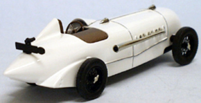 1932 Mercedes SSKL Streamliner blanc 1/43 métal blanc/étain tout monté