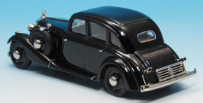 1934 Horch 830 3 Liter V8 limousine 4 portes noir 1/43 métal blanc/étain