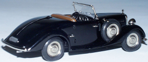 1937 Mercedes 230 Roadster schwarz 1/43 Zinnlegierung Fertigmodell