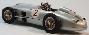 1955 Mercedes W196 F1 Monoposto No.2 silber 1/43 Zinnlegierung Fertigmodell