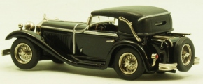 1931 Mercedes-Benz 370S Mannheim Cabriolet, Dach geschlossen schwarz 1/43
