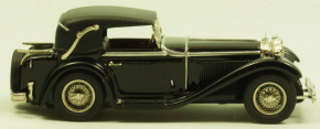 1931 Mercedes-Benz 370S Mannheim Cabriolet, Dach geschlossen schwarz 1/43