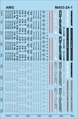 Logo 3 MB 1/24 Décalcomanies 183x60mm INTERDECAL