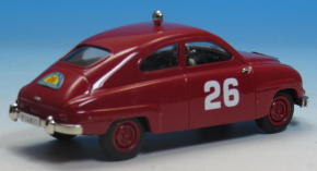 1959 Saab 93 X. Svenska Rally till Midnattssolen rouge 1/43 tout monté