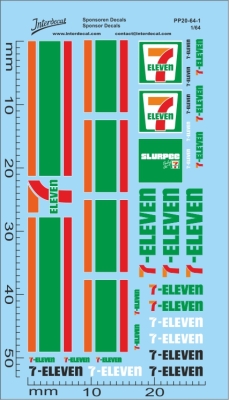 Décalcomanies De Bandes De Réglage Voiture échelle 1/64 - 15 Bandes INTERDECAL