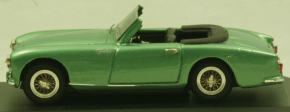 1938 Aston Martin DB 2/4 Graber convertible, Dach offen grün met. 1/43