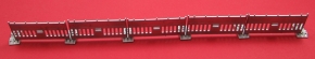 Traffic Barriers 01 5 pieces + Base 01 6 pieces + Decal 1/43 whitemetal/pewter