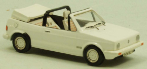 1980 VW Golf Cabriolet weiss 1/43 Zinnlegierung Fertigmodell