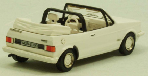 1980 VW Golf Cabriolet weiss 1/43 Zinnlegierung Fertigmodell