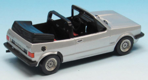 1980 VW Golf Cabriolet silber 1/43 Zinnlegierung Fertigmodell