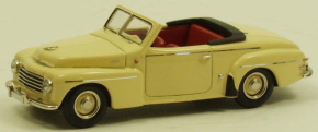 1950 Volvo PV 445 Convertible "Valbo" beige 1/43 whitemetal/pewter ready made