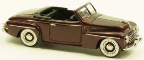 1950 Volvo PV 445 Cabriolet "Valbo" rot 1/43 Zinnlegierung Fertigmodell