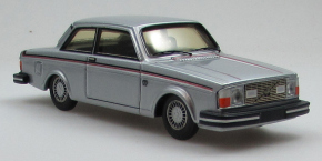 1978 Volvo 242 GT silver 1/43 whitemetal/pewter ready made