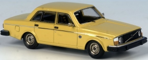 1975 Volvo 244 DL gelb 1/43 Zinnlegierung Fertigmodell