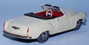 1957 Borgward Isabella Coupe Cabriolet elfenbein 1/43 Zinnlegierung Fertigmodell