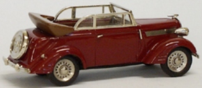1938 Opel Super 6 Cabriolet rot 1/43 Zinnlegierung Fertigmodell