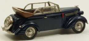 1938 Opel Super 6 Convertible dark blue 1/43 whitemetal/pewter ready made