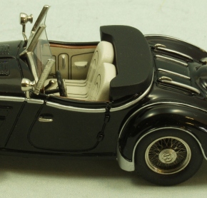1938 Horch 855 Roadster (1938) Erdmann & Rossi schwarz 1/43 Zinnlegierung