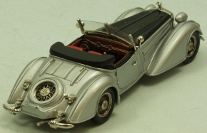 1938 Horch 855 Roadster "Erdmann & Rossi" silber-schwarz 1/43 Zinnlegierung