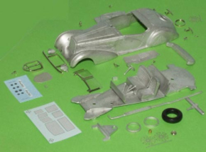 1939 Horch 853 (1939) Cabriolet "Erdmann & Rossi", Dach geschlossen unlackiert