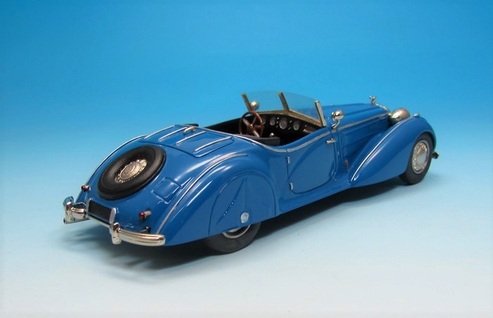1939 Horch 853 (1939) Cabriolet "Erdmann & Rossi" hellblau 1/43 Zinnlegierung
