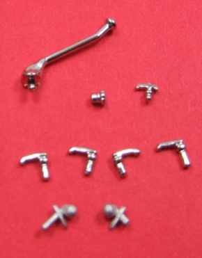 1956 Mercedes Benz 170S (W136) unpainted 1/43 whitemetal/pewter & resin kit