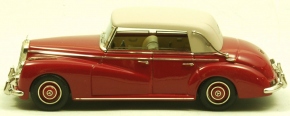 1954-1955 Mercedes 300 B Cabriolet (W 186) Adenauer Dach geschlossen rot 1/43