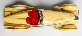 1935 Duesenberg SJ Mormon Meteor Speedster beige 1/43 métal blanc/étain