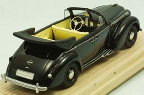 1938 Opel Admiral Convertible black 1/43 ready made