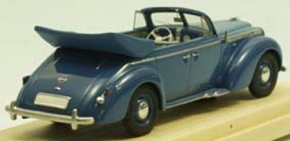 1938 Opel Admiral Convertible blue 1/43 resin ready made