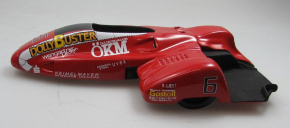 side-car ÖKM Klaffenböck / Parzer sans Figures rouge 1/18 métal blanc/étain