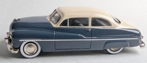 1950 Mercury 8 Club Coupe blau-beige 1/43 Zinnlegierung Fertigmodell