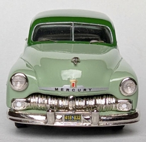 1950 Mercury 8 Coupe zweifarbig grün 1/43 Zinnlegierung Fertigmodell