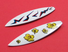 Surfbrett 01  1/43 unlackiert Zinnlegierung Bausatz